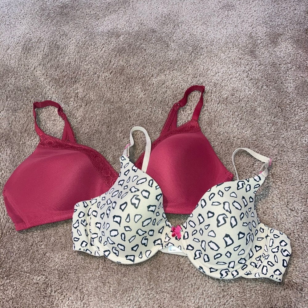Two Like New Bras Size 36C